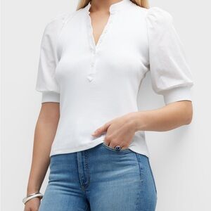Veronica Beard Puff Sleeve Top